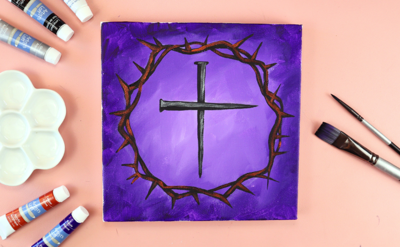 Ash Wednesday and Lent Painting Tutorial