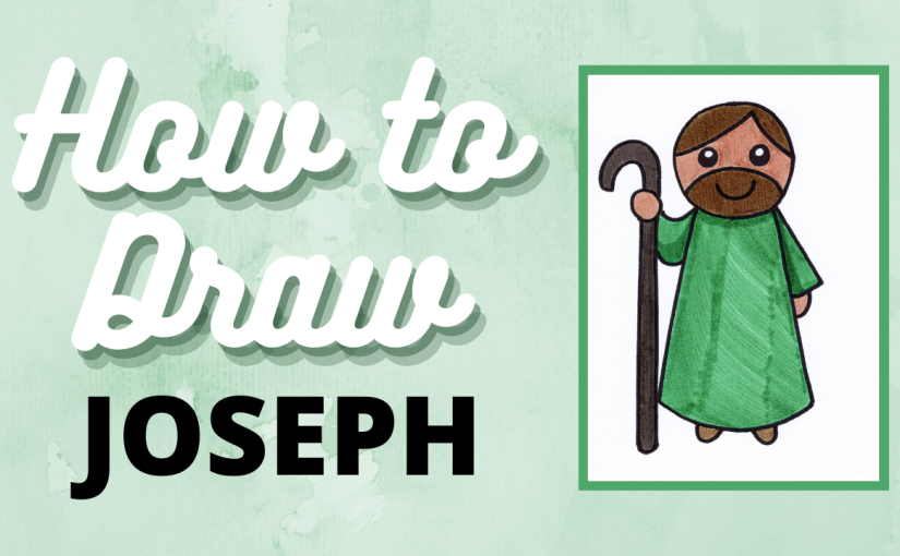 How to Draw a Simple Saint Joseph Step-by-Step