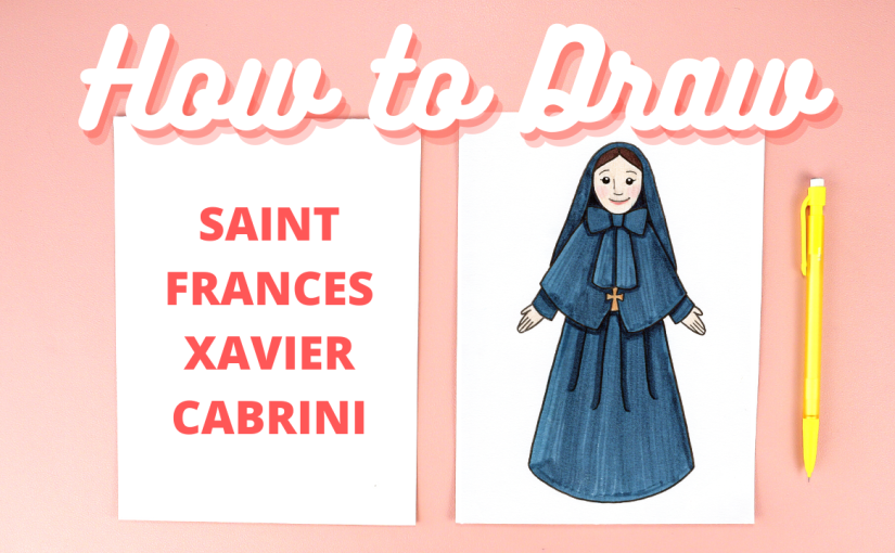 How to Draw Saint Frances Cabrini Step-by-Step
