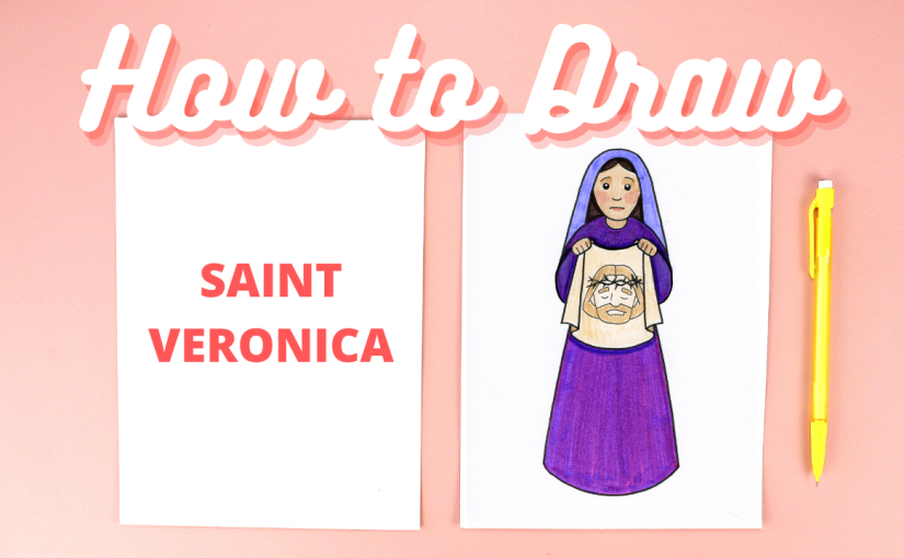 How to Draw Saint Veronica Step-by-Step